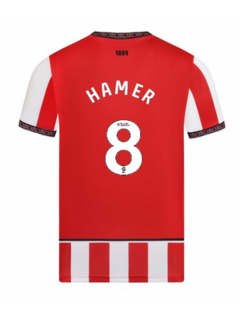 Sheffield United Gustavo Hamer #8 Heimtrikot 2025-26 Kurzarm Sheffield United Gustavo Hamer #8 Heimtrikot 2025-26 Kurzarm